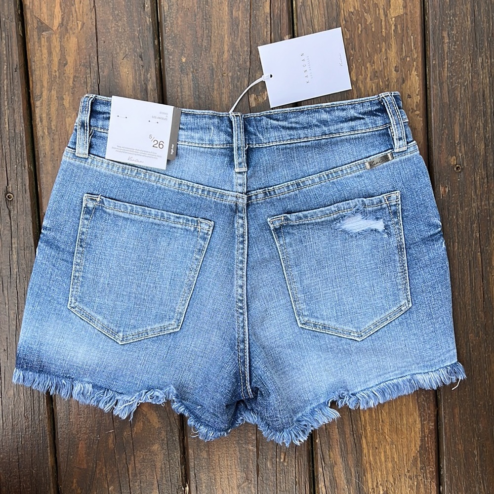 KanCan High Rise Shorts - Picture 3 of 6